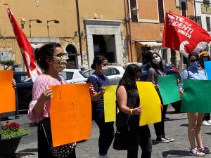Civita Castellana - Rete degli studenti medi - Flash mob per il Pride