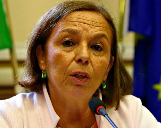 La ministra dell'Interno Luciana Lamorgese