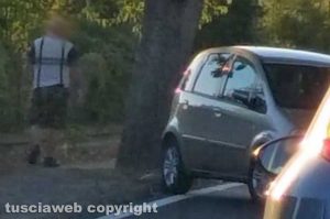 Montefiascone - L'incidente sulla Cassia Nord