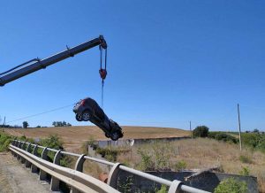Montalto - Mortale sulla Doganella - L'intervento dei vigili del fuoco