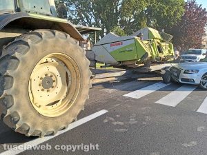 Montefiascone - L'incidente sulla Cassia nord