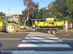 Montefiascone - L'incidente sulla Cassia nord