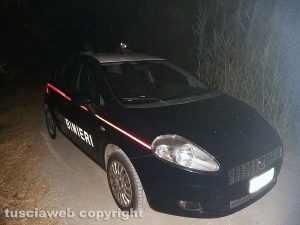 Montefiascone - L'incendio in via Carpine - L'intervento dei carabinieri
