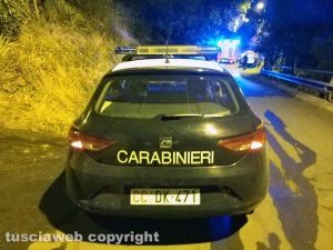 Montefiascone - L'incendio in via Carpine - L'intervento dei carabinieri
