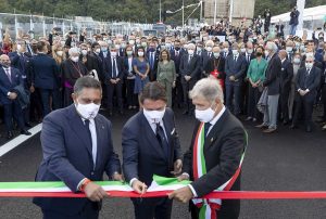 Genova - L'inaugurazione del ponte San Giorgio 