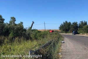 Montalto - Mortale sulla Doganella - I vigili del fuoco 