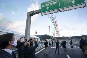 Genova - L'inaugurazione del Ponte San Giorgio