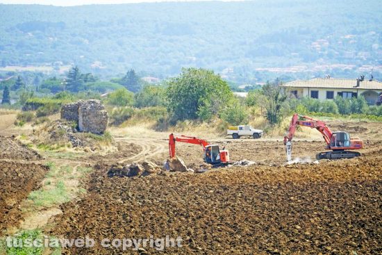 Viterbo - I lavori lungo la Trasversale