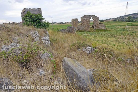 Viterbo - L'area delle terme romane del Bacucco