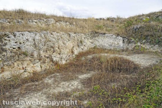Viterbo - L'ambiente nei pressi delle terme romane del Bacucco