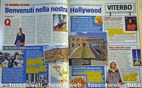 Il servizio di Tv Sorrisi e Canzoni dedicato a Viterbo