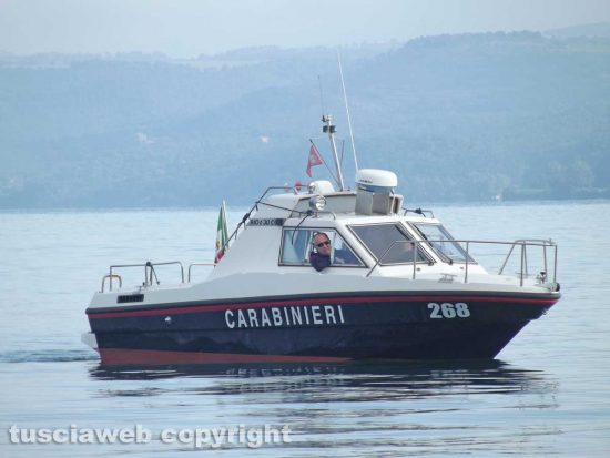 Lago di Bolsena - La motovedetta dei carabinieri