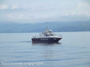 Lago di Bolsena - La motovedetta dei carabinieri