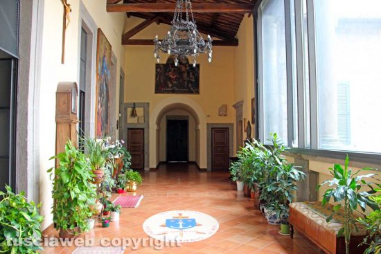 Viterbo - La casa del vescovo Lino Fumagalli