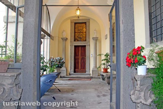 Viterbo - La casa del vescovo Lino Fumagalli