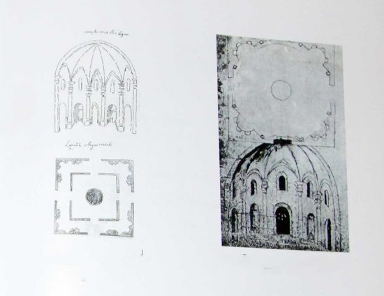 Viterbo - I disegni di Michelangelo e Sangallo delle terme romane del Bacucco (Fonte - Alessandra Milioni)