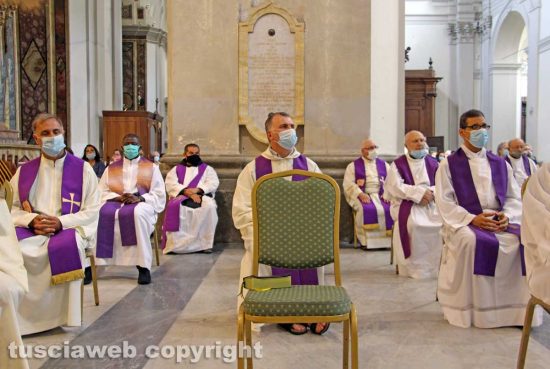 Viterbo - I funerali di padre Mario Mattei
