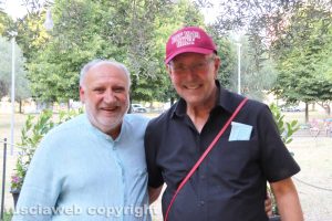 Viterbo - Vincenzo Longo e Massimo Racioppa, ex direttore generale della viterbese calcio