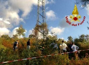 Il traliccio sull'A20