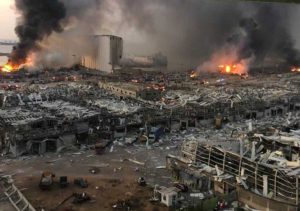 L'esplosione a Beirut