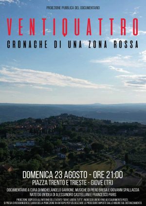Giove zona rossa - La locandina del documentario Ventiquattro