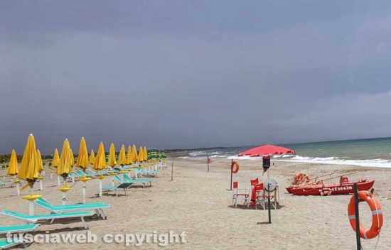 Una spiaggia a Montalto di Castro