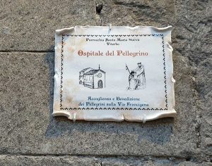 Pellegrini sulla via Francigena