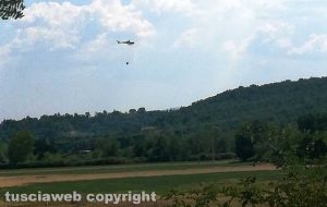 Graffignano - Incendio in località Corniole