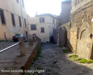 Degrado in centro a Viterbo
