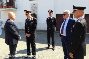 Viterbo - La commemorazione dei carabinieri uccisi a Ponte dei Cetti