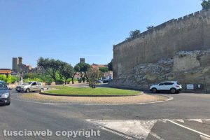 Tarquinia - La rotatoria di circonvallazione Cardarelli