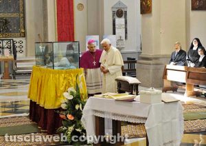 Lorenzo Chiarinelli col il papa Benedetto XVI