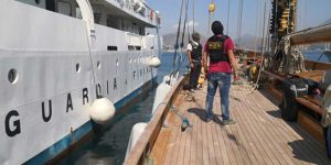 Lo yacht da regata "Lulworth"