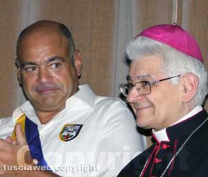 Lorenzo Chiarinelli col capo facchino Rossi