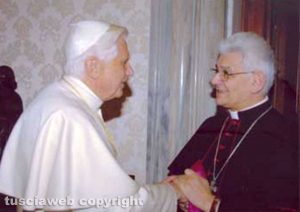 Lorenzo Chiarinelli col il papa Benedetto XVI