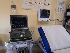 Il nuovo ecografo dell'ospedale di Montefiascone