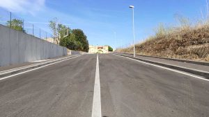 Montalto di Castro - La bretella di collegamento tra strada della Macchia e via dei Cimini