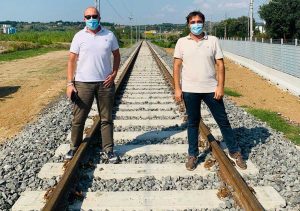 Inerporto di Orte - La ferrovia - Rotelli e Cardo