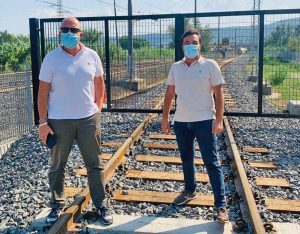 Inerporto di Orte - La ferrovia - Rotelli e Cardo
