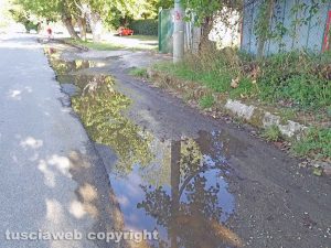 Montefiascone - Lo sversamento dalla stazione di sollevamento numero 13 ex Cobalb