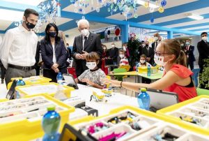 Vo' - Il presidente della Repubblica, Sergio Mattarella, inaugura l'anno scolastico