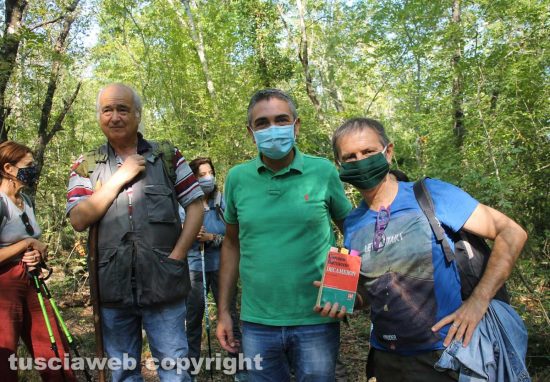 Antonio Baragliu, il sindaco di Farnese Ciucci e Antonello Ricci