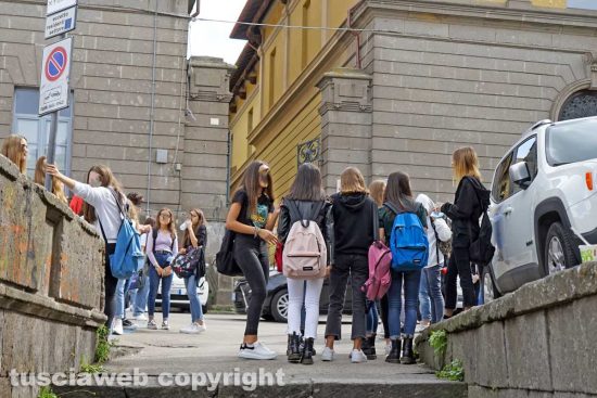 Viterbo - Il primo giorno di scuola
