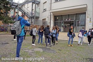 Viterbo - Il primo giorno di scuola