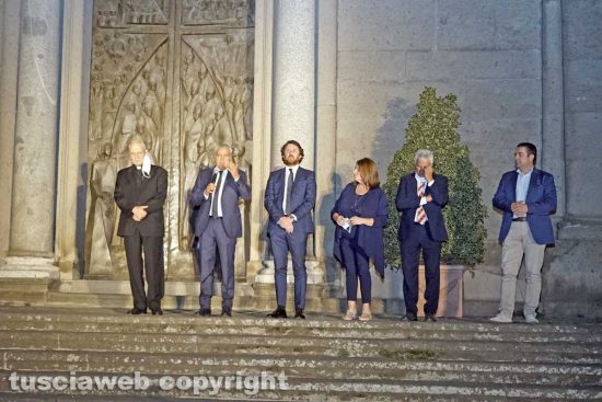 Viterbo - La presentazione del video-mapping delle Grandi Macchine a spalla