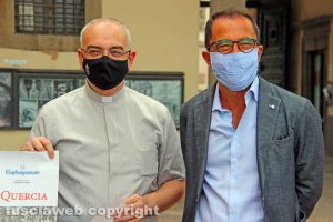 Viterbo - Don Massimiliano Balsi e Andrea De Simone