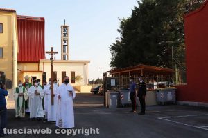 Viterbo - Cerimonia per ringraziare gli operatori sanitari del Belcolle