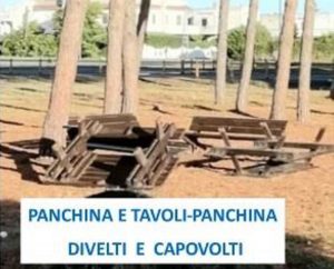 Tarquinia - Vandali in azione alla pinetina