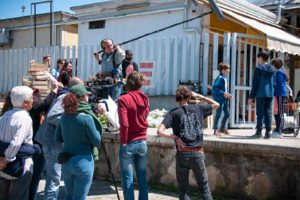 Alcuni momenti del set di "Frammenti"