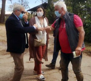 Viterbo - Tromba d'aria - Il sindaco Arena nelle aziende colpite